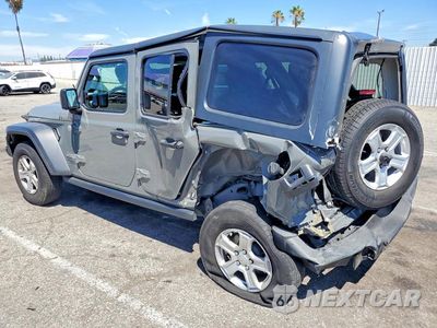 Drugie zdjęcie samochodu z przodu: 2021 JEEP WRANGLER UNLIMITED SPORT VIN:1C4HJXDN3MW515382 - miniatura
