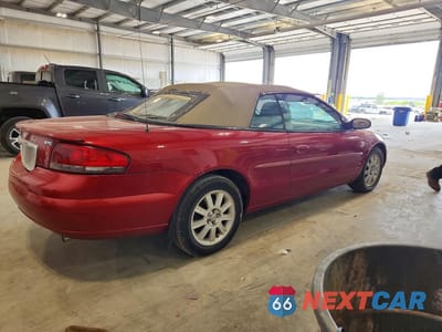 Trzecie zdjęcie samochodu z tyłu: 2002 CHRYSLER SEBRING GTC VIN:1C3EL75R62N240466 - miniatura
