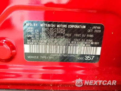 Zdjęcie 13 z 13 samochodu: 2021 MITSUBISHI OUTLANDER SPORT ES VIN:JA4ARUAU7MU003862 - miniatura