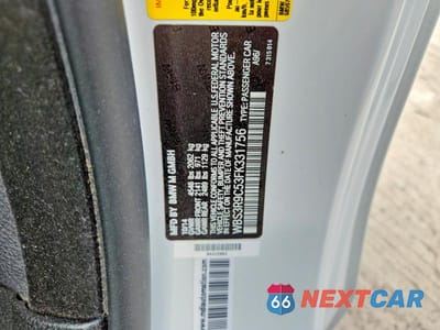 Zdjęcie 12 z 12 samochodu: 2015 BMW M4 VIN:WBS3R9C53FK331756 - miniatura