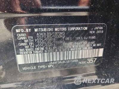 Zdjęcie 13 z 13 samochodu: 2020 MITSUBISHI OUTLANDER SPORT ES VIN:JA4AP3AU8LU015999 - miniatura