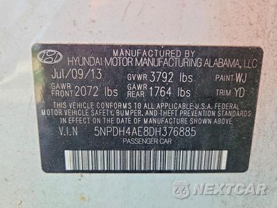 Zdjęcie 13 z 13 samochodu: 2013 HYUNDAI ELANTRA GLS VIN:5NPDH4AE8DH376885 - miniatura
