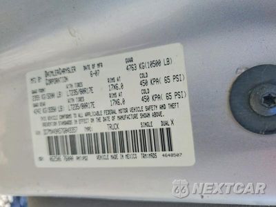 Zdjęcie 12 z 13 samochodu: 2007 DODGE RAM 3500 VIN:3D7MX49A57G849357 - miniatura