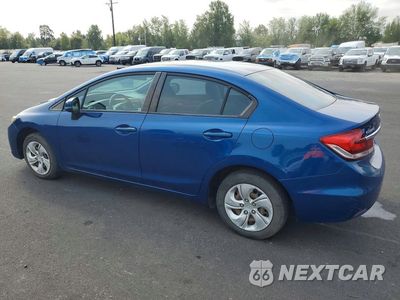 Drugie zdjęcie samochodu z przodu: 2013 HONDA CIVIC LX VIN:19XFB2F54DE289285 - miniatura
