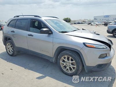 Czwarte zdjęcie samochodu z boku: 2017 JEEP CHEROKEE SPORT VIN:1C4PJLAB1HW640885 - miniatura