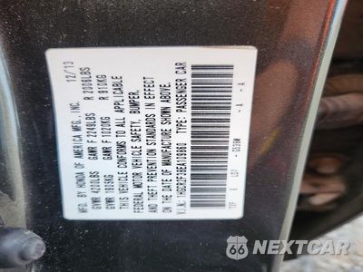 Zdjęcie 12 z 12 samochodu: 2014 HONDA ACCORD LX VIN:1HGCR2F38EA109860 - miniatura