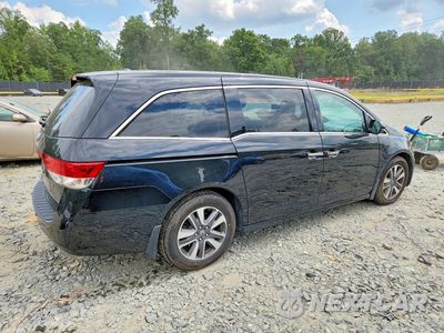 Trzecie zdjęcie samochodu z tyłu: 2016 HONDA ODYSSEY TOURING VIN:5FNRL5H94GB052757 - miniatura