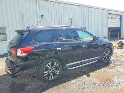 Trzecie zdjęcie samochodu z tyłu: 2020 NISSAN PATHFINDER PLATINUM VIN:5N1DR2DN3LC582568 - miniatura