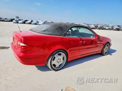 Trzecie zdjęcie samochodu z tyłu: 2000 MERCEDES-BENZ CLK VIN:WDBLK65G3YT039271 - miniatura