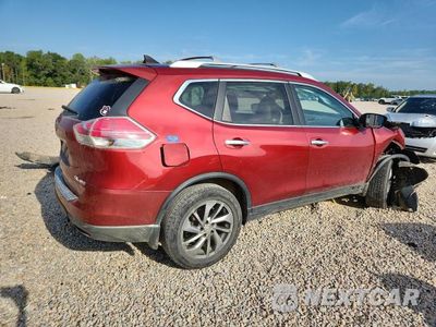 Trzecie zdjęcie samochodu z tyłu: 2015 NISSAN ROGUE SL VIN:5N1AT2MV6FC779047 - miniatura