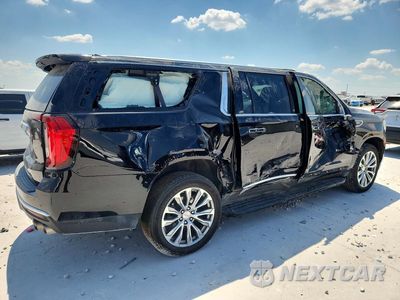 Trzecie zdjęcie samochodu z tyłu: 2021 GMC YUKON XL DENALI VIN:1GKS1JKL3MR455417 - miniatura