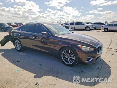 Czwarte zdjęcie samochodu z boku: 2020 INFINITI Q50 3.0T LUXE VIN:JN1EV7AR0LM250142 - miniatura