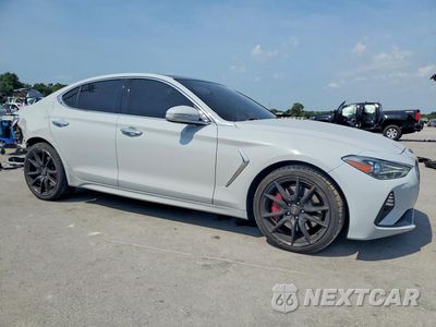 Czwarte zdjęcie samochodu z boku: 2020 GENESIS G70 3.3T VIN:KMTG54LE6LU056313 - miniatura