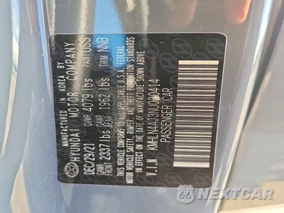 Zdjęcie 12 z 12 samochodu: 2022 HYUNDAI ELANTRA LIMITED VIN:KMHLN4AJ3NU020414 - miniatura
