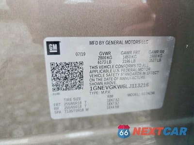 Zdjęcie 14 z 14 samochodu: 2020 CHEVROLET TRAVERSE LT VIN:1GNEVGKW6LJ113216 - miniatura