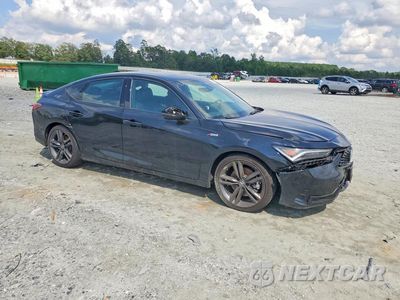 Czwarte zdjęcie samochodu z boku: 2024 ACURA INTEGRA A-SPEC TECH VIN:19UDE4H62RA028345 - miniatura