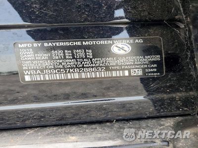 Zdjęcie 12 z 12 samochodu: 2019 BMW M550XI VIN:WBAJB9C57KB288632 - miniatura