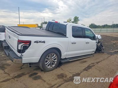 Trzecie zdjęcie samochodu z tyłu: 2025 FORD F150 LARIAT VIN:1FTFW5LD0SFC64016 - miniatura