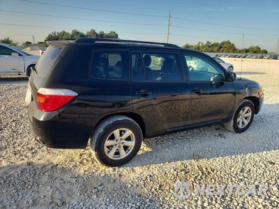 Trzecie zdjęcie samochodu z tyłu: 2010 TOYOTA HIGHLANDER BASE VIN:5TDZK3EH2AS023344 - miniatura