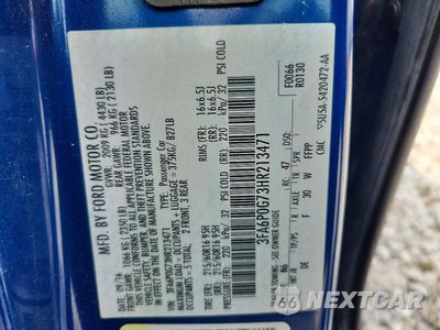 Zdjęcie 13 z 13 samochodu: 2017 FORD FUSION S VIN:3FA6P0G73HR213471 - miniatura