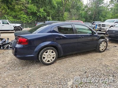 Trzecie zdjęcie samochodu z tyłu: 2014 DODGE AVENGER SE VIN:1C3CDZABXEN173626 - miniatura