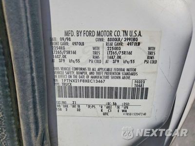 Zdjęcie 12 z 12 samochodu: 1999 FORD F250 SUPER DUTY VIN:1FTNX21F8XEC13467 - miniatura