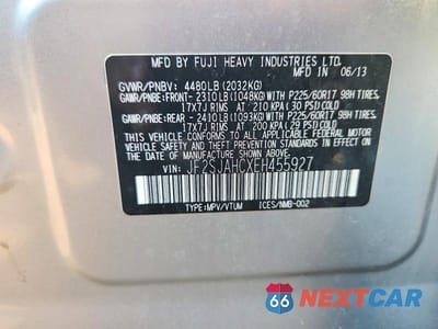 Zdjęcie 12 z 12 samochodu: 2014 SUBARU FORESTER 2.5I LIMITED VIN:JF2SJAHCXEH455927 - miniatura