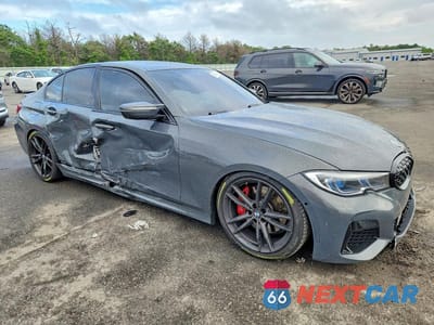 Czwarte zdjęcie samochodu z boku: 2021 BMW M340XI VIN:WBA5U9C07MFL38747 - miniatura