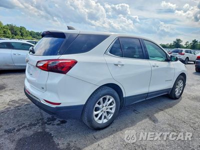 Trzecie zdjęcie samochodu z tyłu: 2019 CHEVROLET EQUINOX LT VIN:3GNAXKEV5KS541970 - miniatura