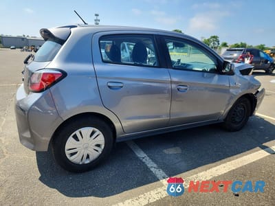 Trzecie zdjęcie samochodu z tyłu: 2022 MITSUBISHI MIRAGE ES VIN:ML32AUHJ9NH003436 - miniatura