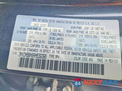 Zdjęcie 13 z 13 samochodu: 2024 MAZDA CX-30 SELECT VIN:3MVDMBBM8RM639396 - miniatura