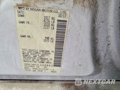 Zdjęcie 12 z 12 samochodu: 2018 NISSAN ALTIMA 2.5 SR VIN:1N4AL3AP1JC124843 - miniatura