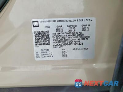 Zdjęcie 13 z 13 samochodu: 2023 GMC TERRAIN AT4 VIN:3GKALYEG4PL125424 - miniatura