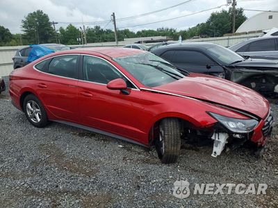 Czwarte zdjęcie samochodu z boku: 2021 HYUNDAI SONATA SE VIN:5NPEG4JA5MH094949 - miniatura