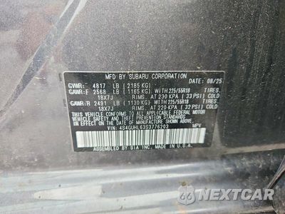 Zdjęcie 14 z 14 samochodu: 2025 SUBARU CROSSTREK LIMITED VIN:4S4GUHL63S3776203 - miniatura