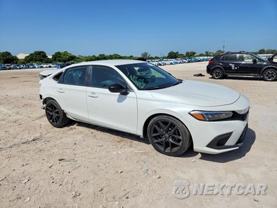 Czwarte zdjęcie samochodu z boku: 2023 HONDA CIVIC SPORT VIN:2HGFE2F57PH524117 - miniatura