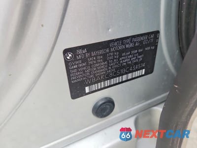 Zdjęcie 12 z 12 samochodu: 2011 BMW 750 LXI VIN:WBAKC8C51BC434514 - miniatura