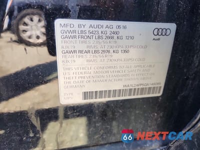 Zdjęcie 13 z 13 samochodu: 2016 AUDI Q5 PREMIUM PLUS VIN:WA1L2AFP5GA146085 - miniatura