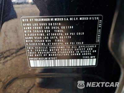 Zdjęcie 13 z 13 samochodu: 2020 VOLKSWAGEN TIGUAN SE VIN:3VV2B7AX2LM107027 - miniatura