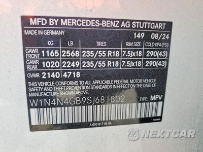 Zdjęcie 13 z 13 samochodu: 2025 MERCEDES-BENZ GLA 250 VIN:W1N4N4GB9SJ681802 - miniatura