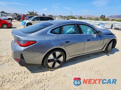 Trzecie zdjęcie samochodu z tyłu: 2024 BMW I4 EDRIVE 35 VIN:WBY43AW03RFT36871 - miniatura