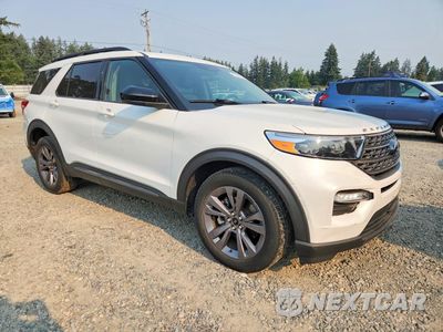 Czwarte zdjęcie samochodu z boku: 2022 FORD EXPLORER XLT VIN:1FMSK8DH7NGA78352 - miniatura