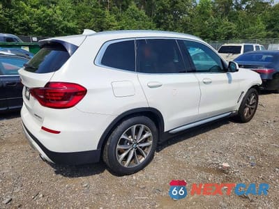 Trzecie zdjęcie samochodu z tyłu: 2019 BMW X3 XDRIVE30I VIN:5UXTR9C55KLE18426 - miniatura