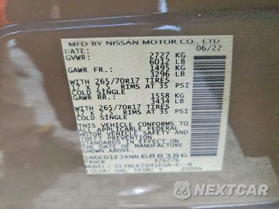 Zdjęcie 12 z 12 samochodu: 2022 NISSAN FRONTIER PRO-X VIN:1N6ED1EJXNN688386 - miniatura