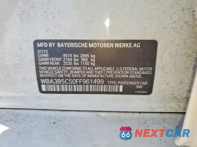 Zdjęcie 12 z 12 samochodu: 2015 BMW 328 XI SULEV VIN:WBA3B5C50FF961499 - miniatura