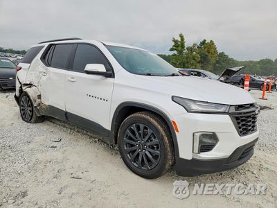 Czwarte zdjęcie samochodu z boku: 2023 CHEVROLET TRAVERSE RS VIN:1GNERJKW0PJ127278 - miniatura