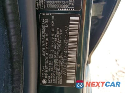 Zdjęcie 13 z 13 samochodu: 2004 BMW 325 I VIN:WBAET37414NJ44797 - miniatura