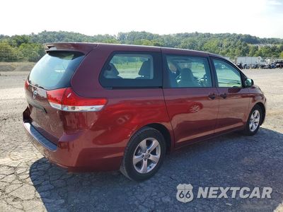 Trzecie zdjęcie samochodu z tyłu: 2013 TOYOTA SIENNA L 7-PASSENGER VIN:5TDZK3DC0DS346544 - miniatura