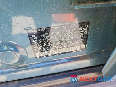 Zdjęcie 12 z 12 samochodu: 2025 HONDA HR-V LX VIN:3CZRZ1H35SM739800 - miniatura
