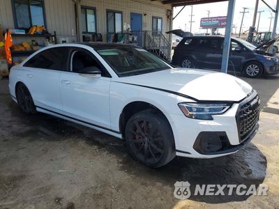 Czwarte zdjęcie samochodu z boku: 2023 AUDI S8 VIN:WAULSAF8XPN011320 - miniatura